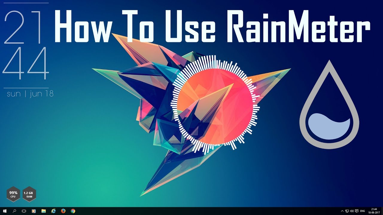 how to use rainmeter skins